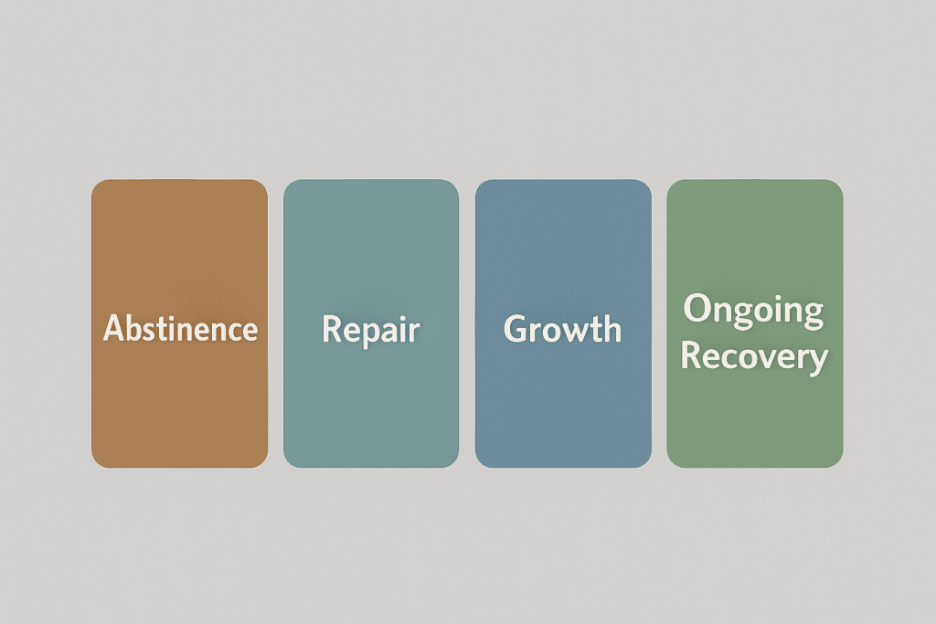 The 4 stages of addiction recovery